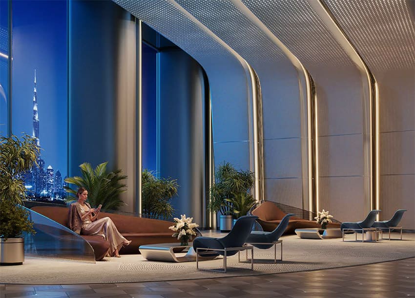 Mercedes-Benz Places interior lobby