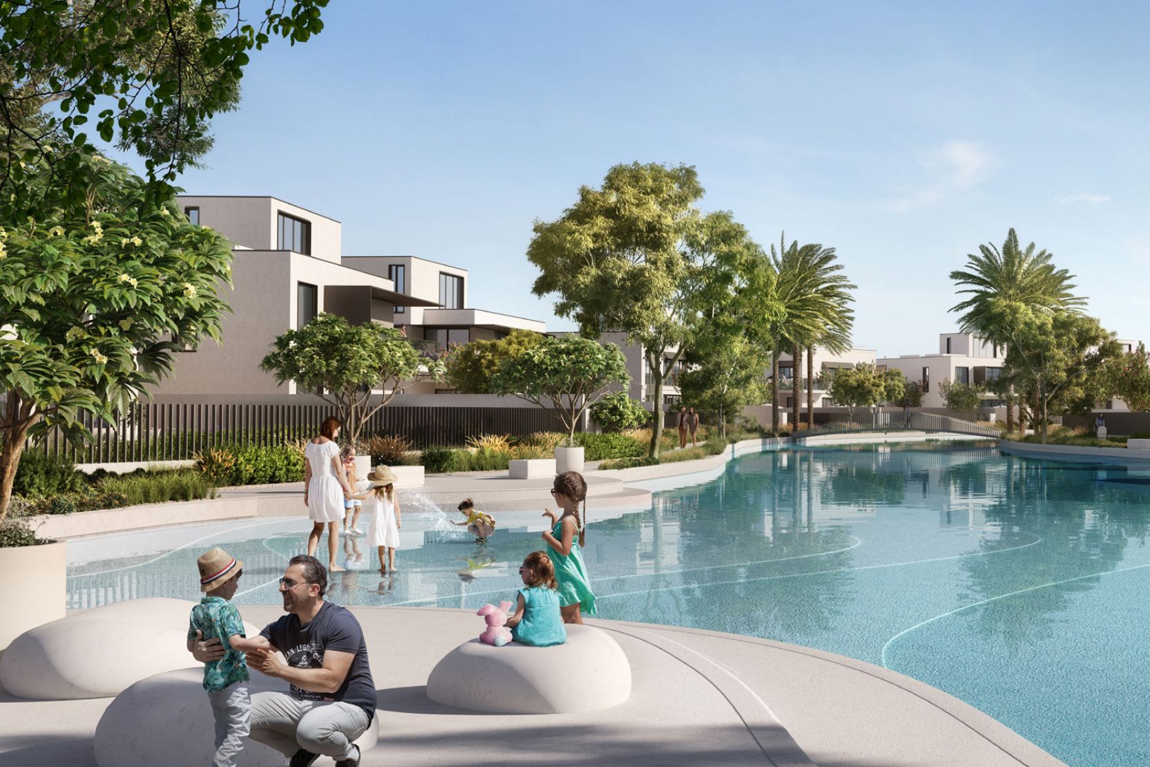The Oasis private beach