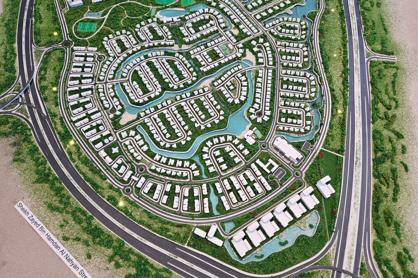 The Oasis by Emaar masterplan aerial view